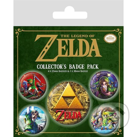 Sada odznakov The Legend of Zelda - Classics (Pyramid International). Pyramid International, 2023 Sada odznakov The Legend of Zelda - Classics (Pyramid International). Pyramid International, 2023