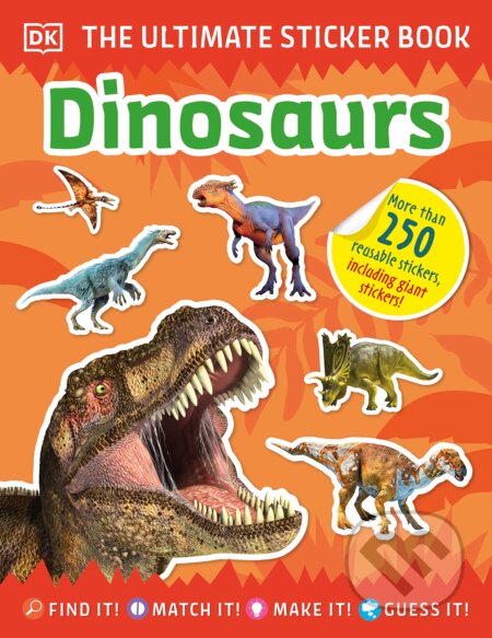 Kniha: Ultimate Sticker Book Dinosaurs (Dorling Kindersley). Dorling Kindersley, 2021 Kniha: Ultimate Sticker Book Dinosaurs (Dorling Kindersley). Dorling Kindersley, 2021
