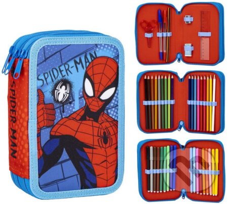 Školské trojdielne puzdro Marvel - Spiderman: Like - 42 položiek (Spiderman). Spiderman, 2023 Školské trojdielne puzdro Marvel - Spiderman: Like - 42 položiek (Spiderman). Spiderman, 2023