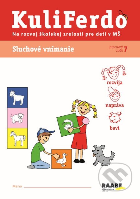 Kniha: Kuliferdo - Sluchové vnímanie (Věra Gošová). Raabe, 2014 Kniha: Kuliferdo - Sluchové vnímanie (Věra Gošová). Raabe, 2014