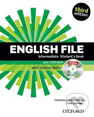 Kniha: New English File - Intermediate: Student's Book with DVD-ROM and Online Skills (Clive Oxenden a Christina Latham-Koenig). Oxford University Press, 2013 Kniha: New English File - Intermediate: Student's Book with DVD-ROM and Online Skills (Clive Oxenden a Christina Latham-Koenig). Oxford University Press, 2013