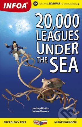 Kniha: 20, 000 Leagues under the Sea / 20 000 mil pod mořem (Jules Verne). INFOA, 2014 Kniha: 20, 000 Leagues under the Sea / 20 000 mil pod mořem (Jules Verne). INFOA, 2014