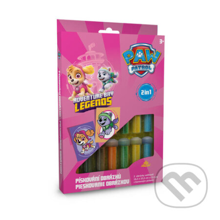 Společenská hra: Pískování obrázku: Tlapková patrola Skye&Everest (Bonaparte). Bonaparte, 2023 Společenská hra: Pískování obrázku: Tlapková patrola Skye&Everest (Bonaparte). Bonaparte, 2023