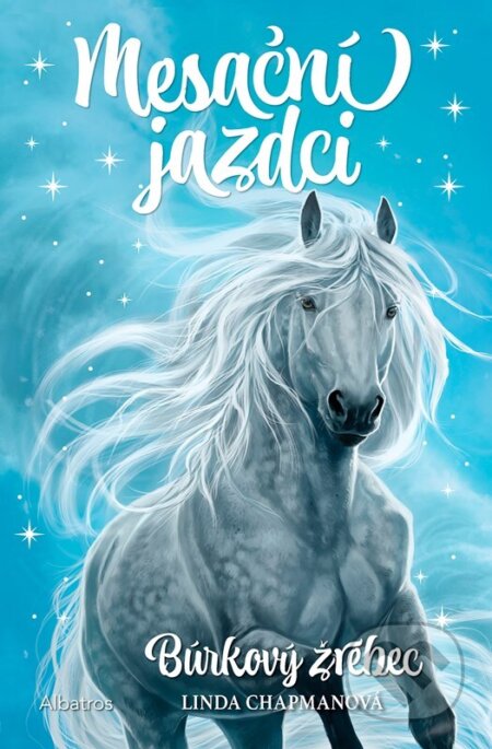 Kniha: Mesační jazdci 2: Búrkový žrebec (Linda Chapman). Albatros SK, 2023 Kniha: Mesační jazdci 2: Búrkový žrebec (Linda Chapman). Albatros SK, 2023