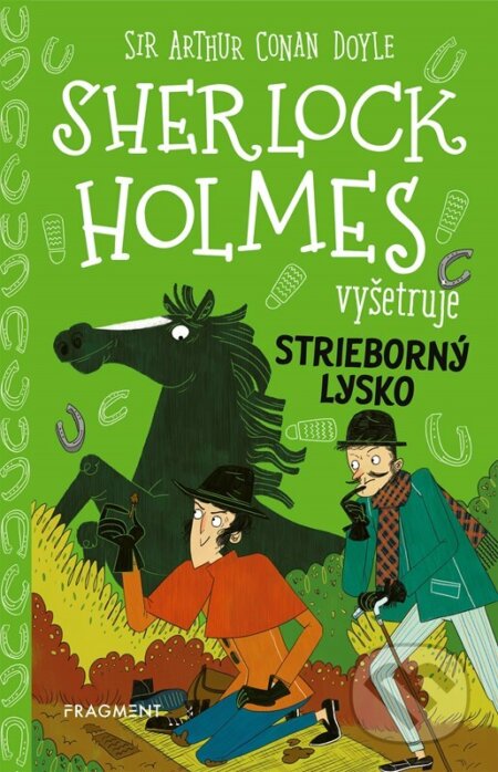 Kniha: Sherlock Holmes vyšetruje: Strieborný lysko (Arthur Conan Doyle a Stephanie Baudet). Fragment, 2023 Kniha: Sherlock Holmes vyšetruje: Strieborný lysko (Arthur Conan Doyle a Stephanie Baudet). Fragment, 2023