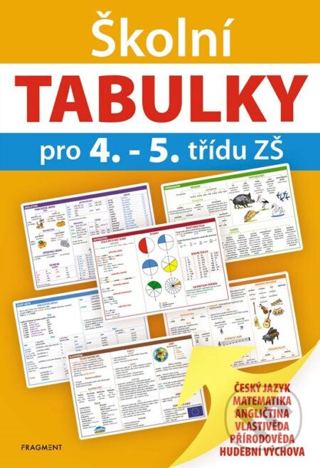 Kniha: Školní TABULKY pro 4.-5. třídu ZŠ (Nakladatelství Fragment). Nakladatelství Fragment, 2023 Kniha: Školní TABULKY pro 4.-5. třídu ZŠ (Nakladatelství Fragment). Nakladatelství Fragment, 2023