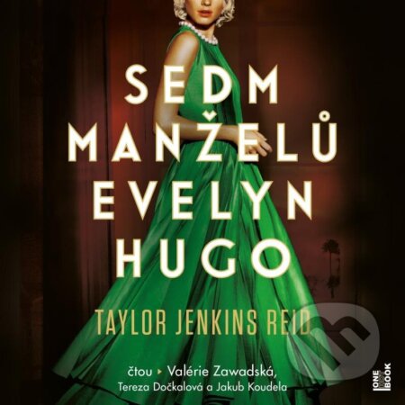 Audiokniha: Sedm manželů Evelyn Hugo (Taylor Jenkins Reid). OneHotBook, 2023 Audiokniha: Sedm manželů Evelyn Hugo (Taylor Jenkins Reid). OneHotBook, 2023