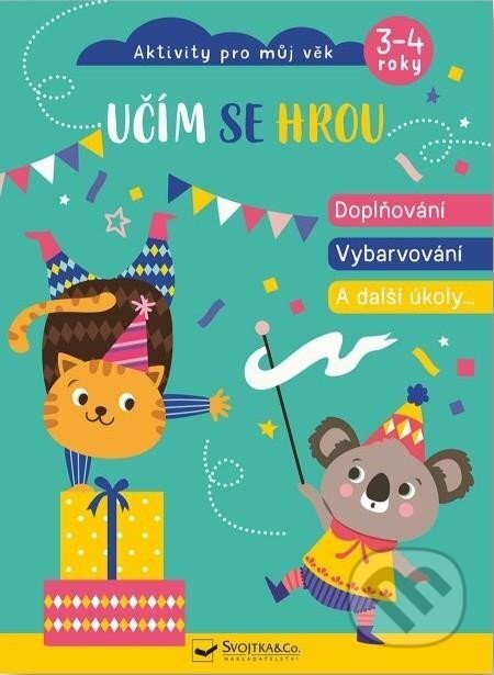 Kniha: Učím se hrou - Doplňování, vybarvování a další úkoly (Svojtka&Co.). Svojtka&Co., 2023 Kniha: Učím se hrou - Doplňování, vybarvování a další úkoly (Svojtka&Co.). Svojtka&Co., 2023