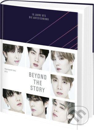 Kniha: Beyond The Story (nemecký jazyk) (BTS a Myeongseok Kang). Droemer/Knaur, 2023 Kniha: Beyond The Story (nemecký jazyk) (BTS a Myeongseok Kang). Droemer/Knaur, 2023