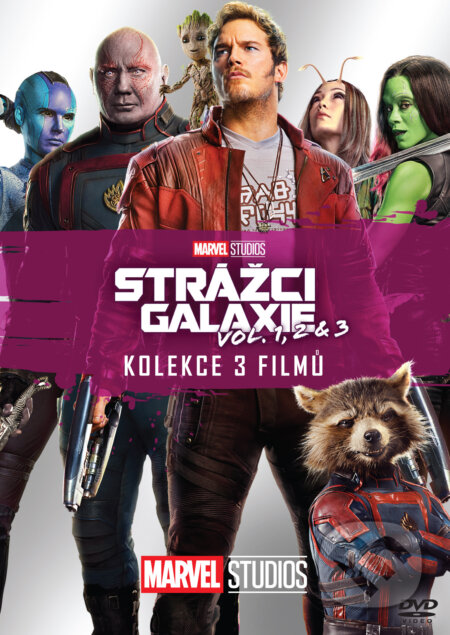 Film: Strážci Galaxie kolekce 1.-3. (James Gunn) (DVD). Magicbox, 2023 Film: Strážci Galaxie kolekce 1.-3. (James Gunn) (DVD). Magicbox, 2023