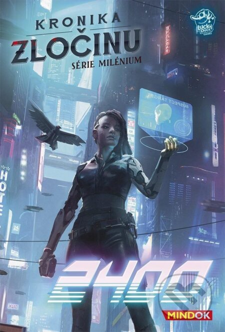 Společenská hra: Kronika zločinu: Série Milénium 2400 (David Cicurel a Wojciech Grajkowski). Mindok, 2023 Společenská hra: Kronika zločinu: Série Milénium 2400 (David Cicurel a Wojciech Grajkowski). Mindok, 2023