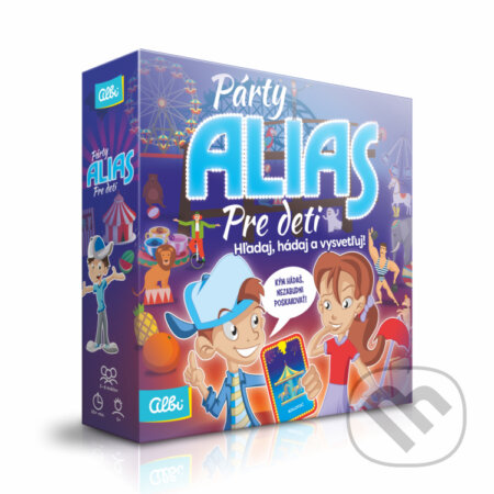 Spoločenská hra: Párty Alias pre deti (Albi). Albi, 2023 Spoločenská hra: Párty Alias pre deti (Albi). Albi, 2023