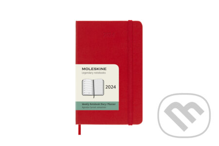 Moleskine – 12-mesačný plánovací diár 2024 - červený (Moleskine). Moleskine, 2023 Moleskine – 12-mesačný plánovací diár 2024 - červený (Moleskine). Moleskine, 2023
