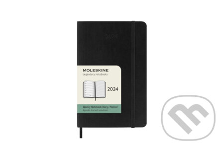 Moleskine – 12-mesačný plánovací diár 2024 - čierny (Moleskine). Moleskine, 2023 Moleskine – 12-mesačný plánovací diár 2024 - čierny (Moleskine). Moleskine, 2023