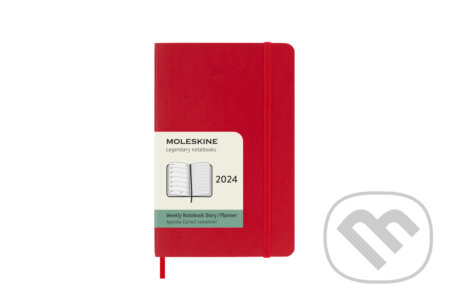 Moleskine – 12-mesačný plánovací diár 2024 - červený (Moleskine). Moleskine, 2023 Moleskine – 12-mesačný plánovací diár 2024 - červený (Moleskine). Moleskine, 2023