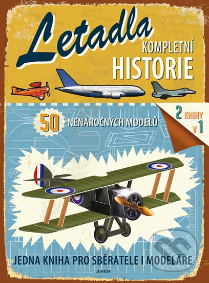 Kniha: Letadla - Kompletní historie (Nakladatelství Junior). Nakladatelství Junior, 2015 Kniha: Letadla - Kompletní historie (Nakladatelství Junior). Nakladatelství Junior, 2015