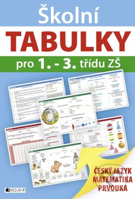 Kniha: Školní tabulky pro 1.-3. třídu ZŠ (Nakladatelství Fragment). Nakladatelství Fragment, 2015 Kniha: Školní tabulky pro 1.-3. třídu ZŠ (Nakladatelství Fragment). Nakladatelství Fragment, 2015