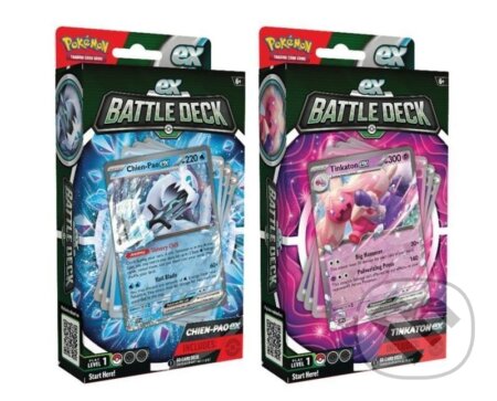 Spoločenská hra: Pokémon TCG: ex Battle Deck - Chien-Pao/Tinkaton (Pokemon). Pokemon, 2023 Spoločenská hra: Pokémon TCG: ex Battle Deck - Chien-Pao/Tinkaton (Pokemon). Pokemon, 2023