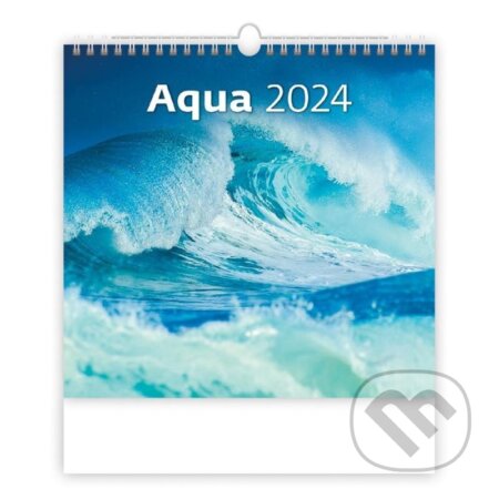 Kalendář nástěnný 2024 - Aqua, Helma365, 2023