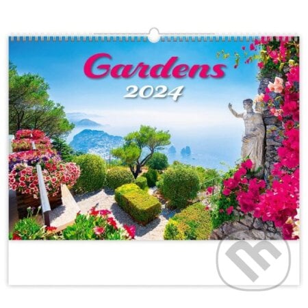 Kalendář nástěnný 2024 - Gardens, Helma365, 2023