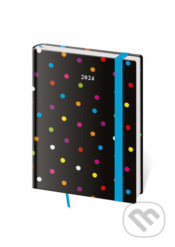 Diář 2024 denní B6 Vario - 11 DOTS s gumičkou (Helma). Helma, 2023 Diář 2024 denní B6 Vario - 11 DOTS s gumičkou (Helma). Helma, 2023
