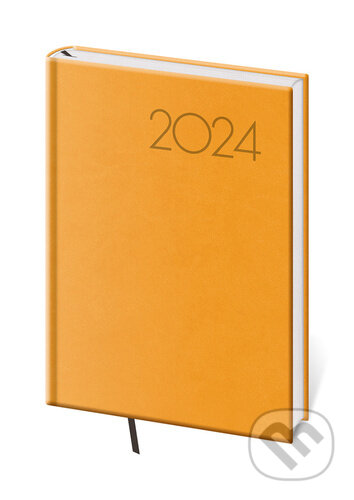 Diář 2024 denní A5 Print Pop - žlutá, Helma, 2023
