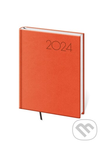 Diář 2024 denní B6 Print Pop - oranžová, Helma, 2023