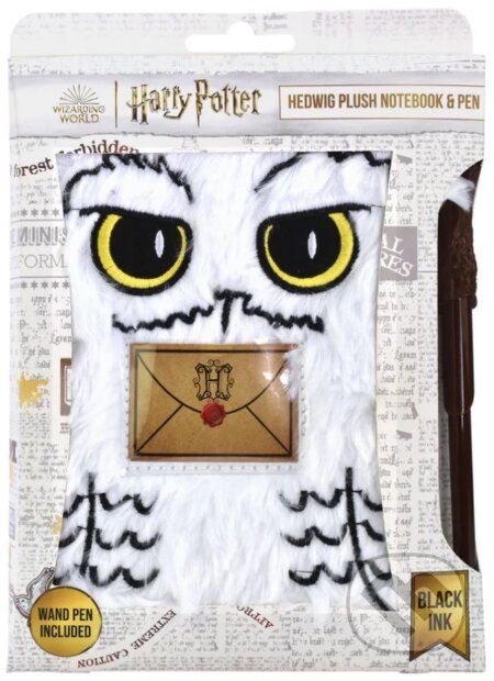 Poznámkový A5 blok s perom Harry Potter: Hedviga (Harry Potter). Harry Potter, 2023 Poznámkový A5 blok s perom Harry Potter: Hedviga (Harry Potter). Harry Potter, 2023