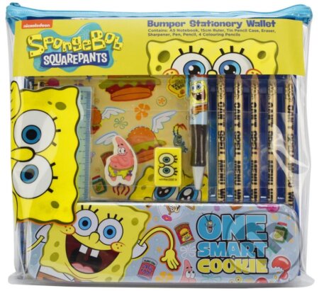 Set školských potrieb Spongebob: Squarepants (blok, gelová pera, pero, tužky...), , 2023