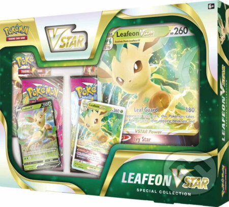Spoločenská hra: Pokémon Special Collection Leafeon VSTAR Box (Pokemon). Pokemon, 2023 Spoločenská hra: Pokémon Special Collection Leafeon VSTAR Box (Pokemon). Pokemon, 2023