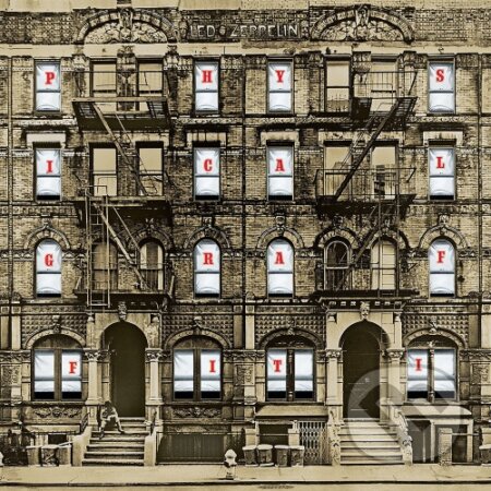 Hudební CD: Led Zeppelin: Physical Graffiti LP (Warner Music). Warner Music, 2015 Hudební CD: Led Zeppelin: Physical Graffiti LP (Warner Music). Warner Music, 2015