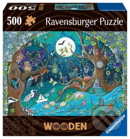 Puzzle: Kouzelný les, dřevěné (Ravensburger). Ravensburger, 2023 Puzzle: Kouzelný les, dřevěné (Ravensburger). Ravensburger, 2023
