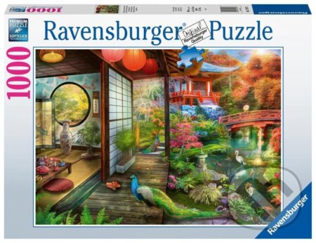 Puzzle: Japonská zahrada (Ravensburger). Ravensburger, 2023 Puzzle: Japonská zahrada (Ravensburger). Ravensburger, 2023