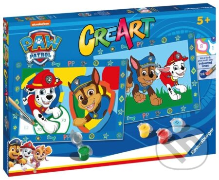 Společenská hra: Ravensburger CreArt - Tlapková patrola (Ravensburger). Ravensburger, 2023 Společenská hra: Ravensburger CreArt - Tlapková patrola (Ravensburger). Ravensburger, 2023