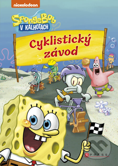 E-kniha: SpongeBob – Cyklistický závod (Scott Sonneborn). CPRESS, 2023 E-kniha: SpongeBob – Cyklistický závod (Scott Sonneborn). CPRESS, 2023
