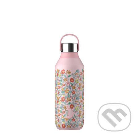 Chilly's Series 2 Liberty 500 ml - Summer Sprigs Blush Pink (Chillys). Chillys, 2023 Chilly's Series 2 Liberty 500 ml - Summer Sprigs Blush Pink (Chillys). Chillys, 2023