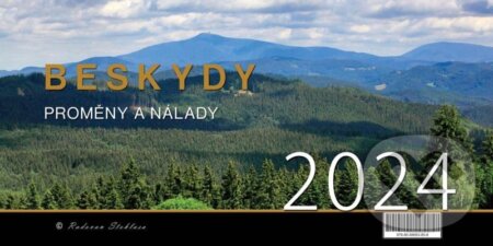 Kalendář stolní 2024 Beskydy/Proměny a nálady - Radovan Stoklasa, Justine, 2023