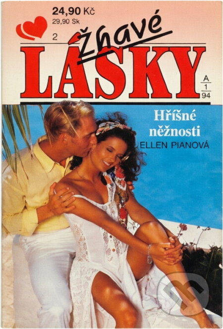 Kniha: Hříšné něžnosti (Ellen Piano). Ivo Železný, 1994 Kniha: Hříšné něžnosti (Ellen Piano). Ivo Železný, 1994