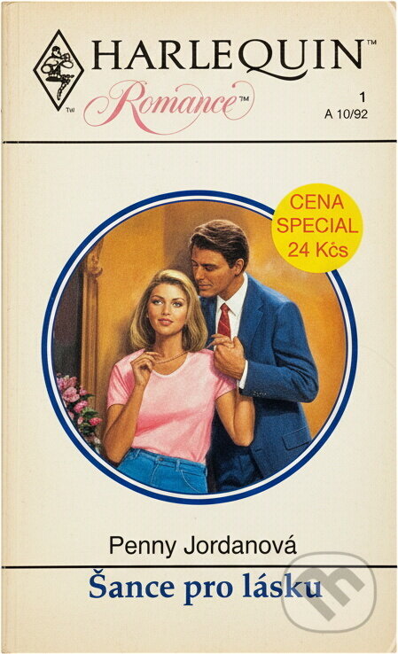 Kniha: Šance pro lásku (Penny Jordan). Harlequin, 1992 Kniha: Šance pro lásku (Penny Jordan). Harlequin, 1992