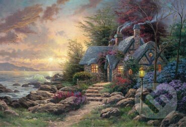 Puzzle: Západ slnka (Thomas Kinkade). Schmidt Puzzle: Západ slnka (Thomas Kinkade). Schmidt