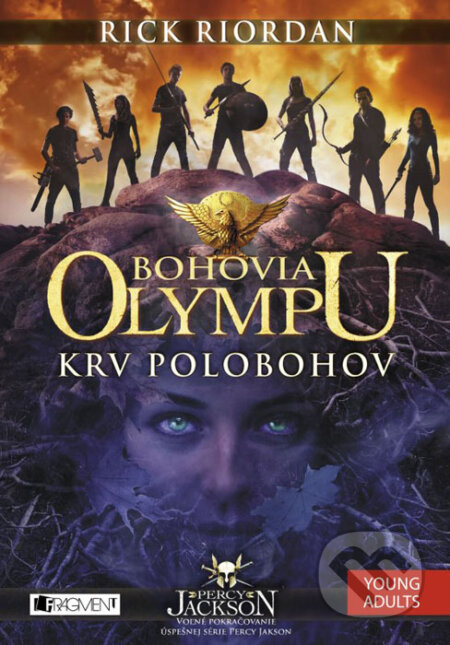 Kniha: Bohovia Olympu 5: Krv polobohov (Rick Riordan), 2015 Kniha: Bohovia Olympu 5: Krv polobohov (Rick Riordan), 2015