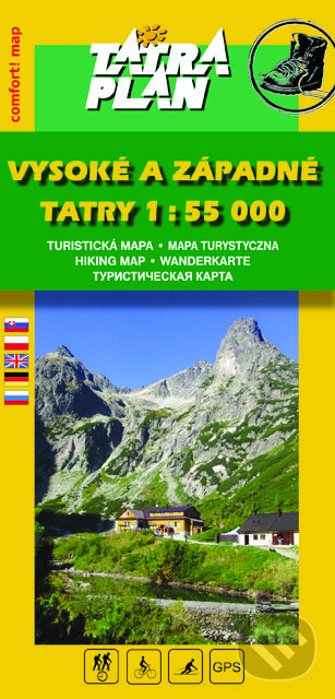 Vysoké a Západné Tatry 1:55 000 (TATRAPLAN). TATRAPLAN Vysoké a Západné Tatry 1:55 000 (TATRAPLAN). TATRAPLAN