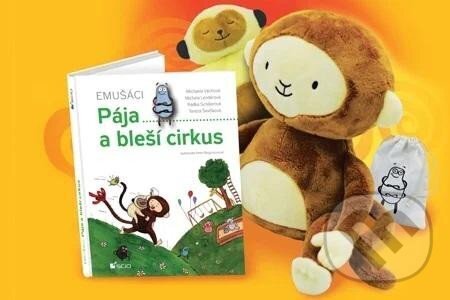 Kniha: Emušáci - Pája a bleší cirkus (Michaela Dostalová, Michala Lenderová, Radka Schillerová a Tereza Ševčíková). SCIO, 2019 Kniha: Emušáci - Pája a bleší cirkus (Michaela Dostalová, Michala Lenderová, Radka Schillerová a Tereza Ševčíková). SCIO, 2019