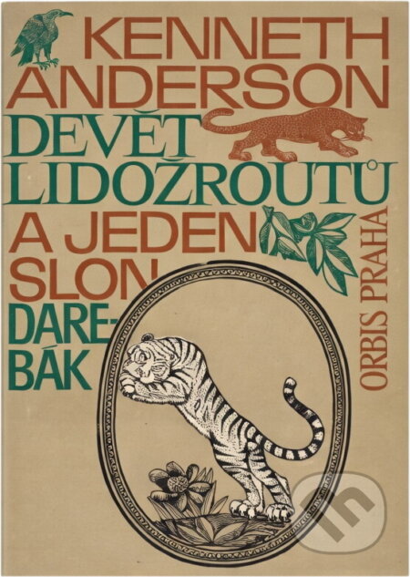 Kniha: Devět lidožroutů a jeden slon darebák (Kenneth Anderson). Orbis, 1968 Kniha: Devět lidožroutů a jeden slon darebák (Kenneth Anderson). Orbis, 1968