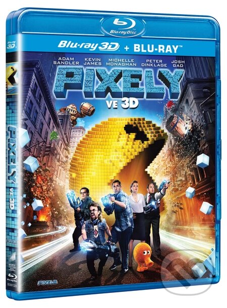 Film: Pixely 3D (Chris Columbus) (Blu-ray3D). Bonton Film, 2015 Film: Pixely 3D (Chris Columbus) (Blu-ray3D). Bonton Film, 2015