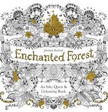 Kniha: Enchanted Forest (Johanna Basford). Laurence King Publishing, 2015 Kniha: Enchanted Forest (Johanna Basford). Laurence King Publishing, 2015