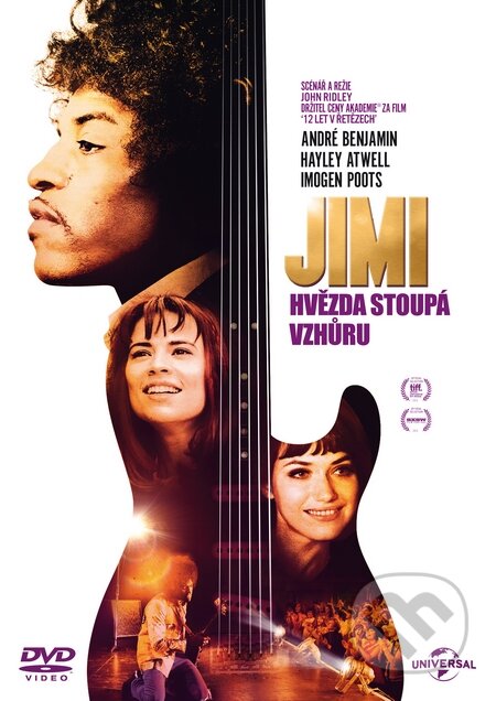 Film: Jimi: Hvězda stoupá vzhůru (Tate Taylor a John Ridley) (DVD). Bonton Film, 2015 Film: Jimi: Hvězda stoupá vzhůru (Tate Taylor a John Ridley) (DVD). Bonton Film, 2015
