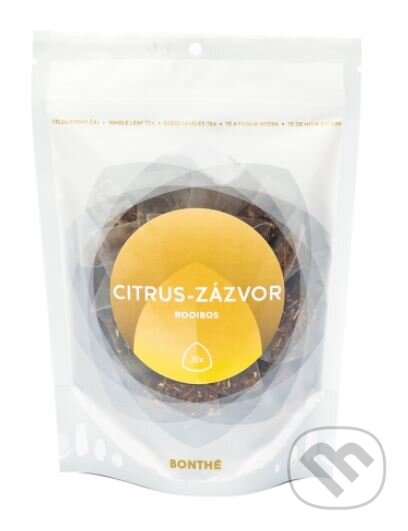 Kávy a čaje: Rooibos Citrus-zázvor (BONThé). BONThé, 2015 Kávy a čaje: Rooibos Citrus-zázvor (BONThé). BONThé, 2015