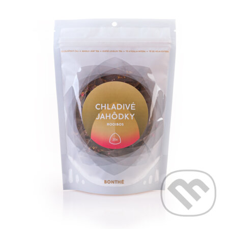 Kávy a čaje: Rooibos Chladivé jahôdky (BONThé). BONThé, 2015 Kávy a čaje: Rooibos Chladivé jahôdky (BONThé). BONThé, 2015