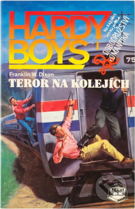 Kniha: Teror na kolejích (Franklin W. Dixon). , 1992 Kniha: Teror na kolejích (Franklin W. Dixon). , 1992